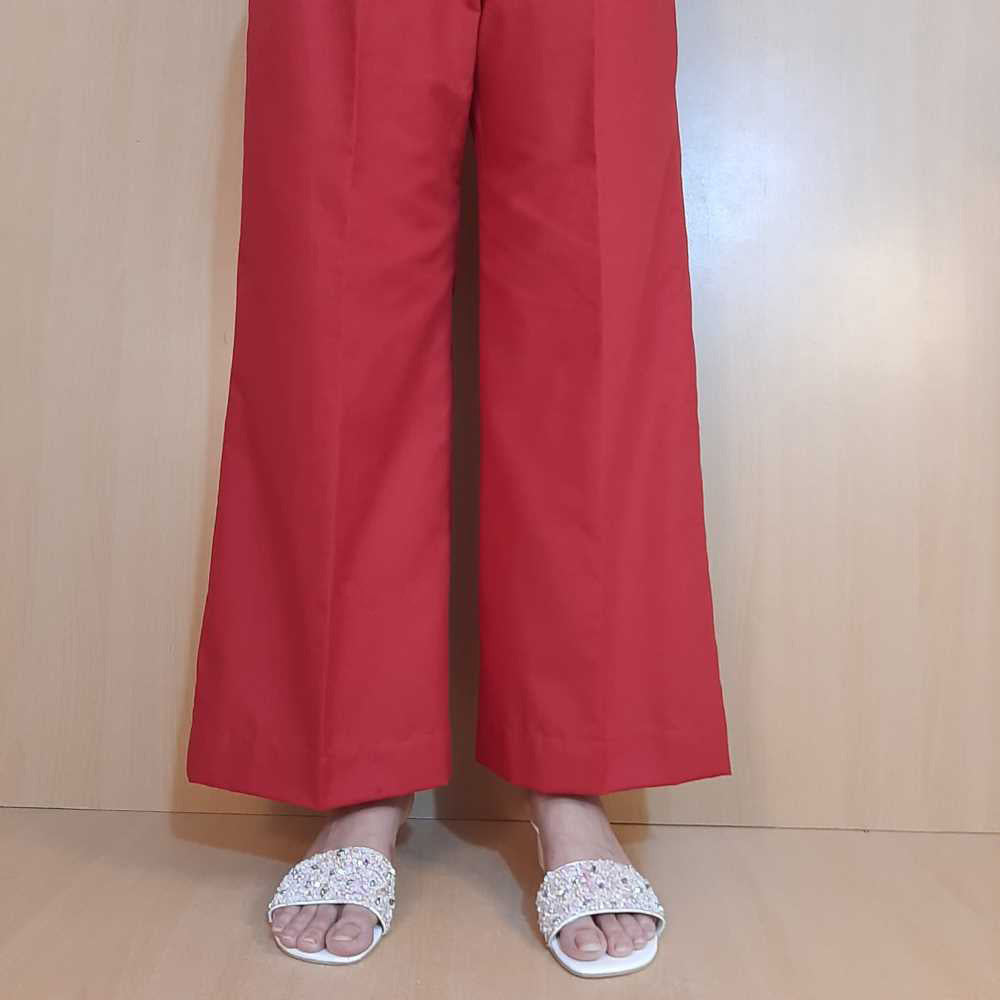 Red palazzo trouser pant 