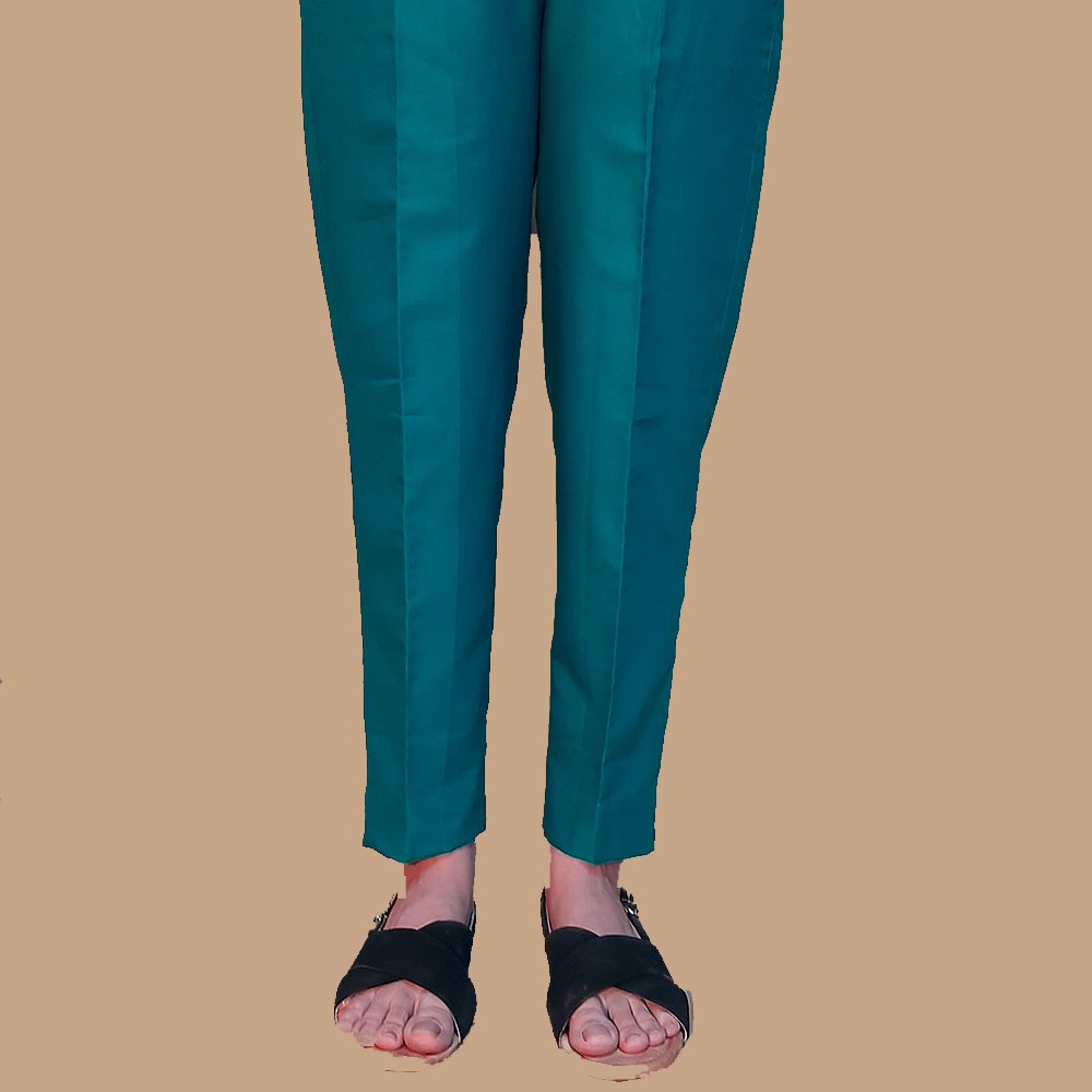 Sea green trouser for ladies