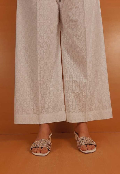 Self Print Palazo - White - ZT311