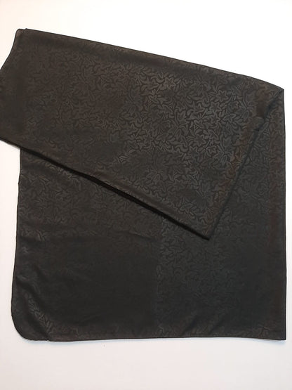 Self Print Shawl / Chaddar - Swiss Lawn - Black