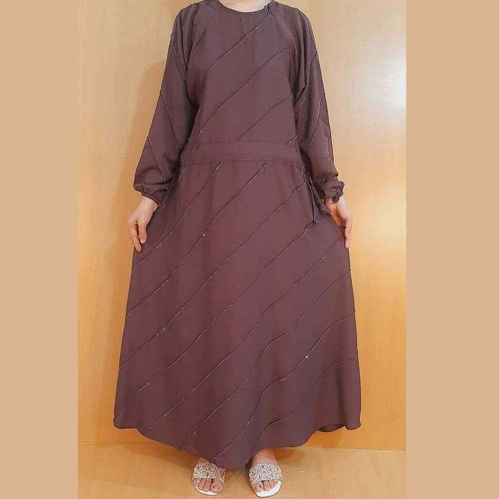 Sequence Nidah Fancy Abaya  - ZA154