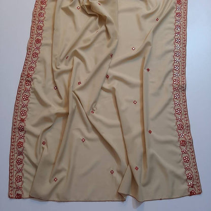 Embroided Swiss Lawn Chaddar Summer Shawl - SH17