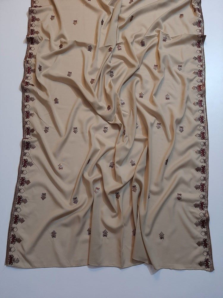 Embroided Swiss Lawn Chaddar Summer Shawl -  SH25