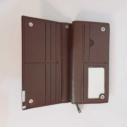 Soft Leather Wallet - Chocolate Brown - W12