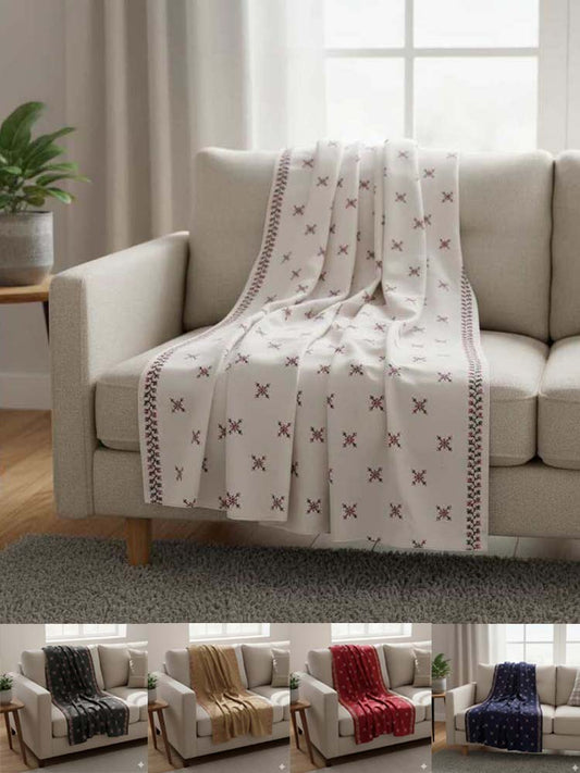 Embroided Swiss Lawn Summer Shawl - SH143