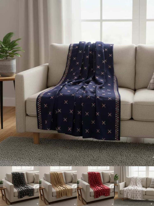 Embroided Swiss Lawn Summer Shawl - SH143