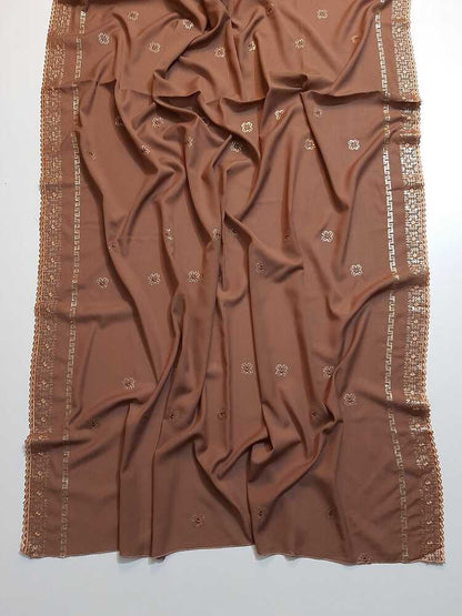 Embroided Swiss Lawn Chaddar Summer Shawl - SH94