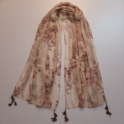 Tie and dye lawn stole  – ZSC22