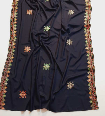 Embroided Swiss Lawn Chaddar Summer Shawl -  SH53