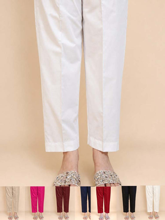 Plain Trouser Pant - Cotton - ZT116