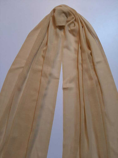 Turkish Lawn Scarf Stole – Beige – ZSC28