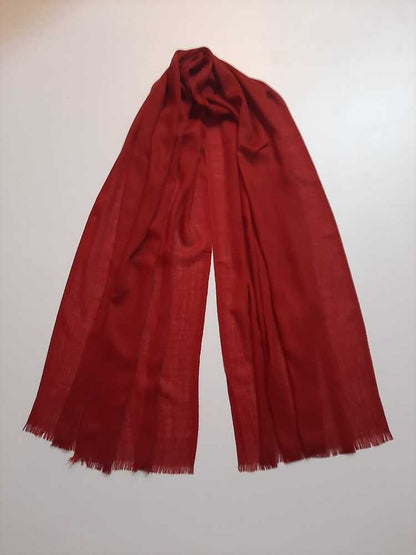 Turkish Lawn Scarf Stole – Red – ZSC28