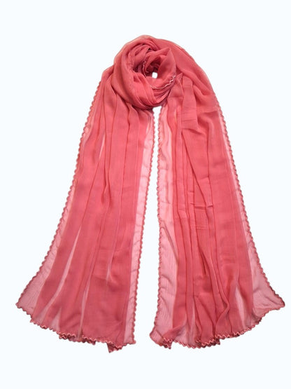 Qureshia Work Chiffon Dupatta  - ZD60