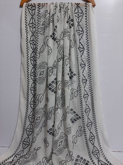 Chunri Printed Chiffon Dupatta  - ZD430