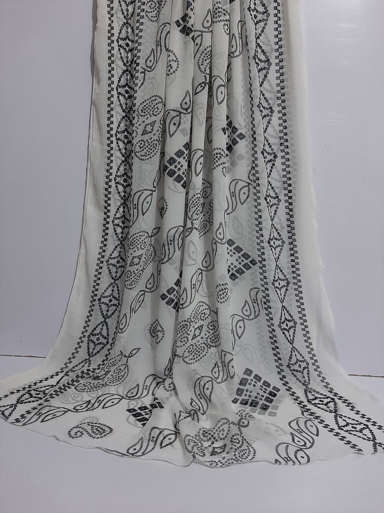 Chunri Printed Chiffon Dupatta  - ZD430