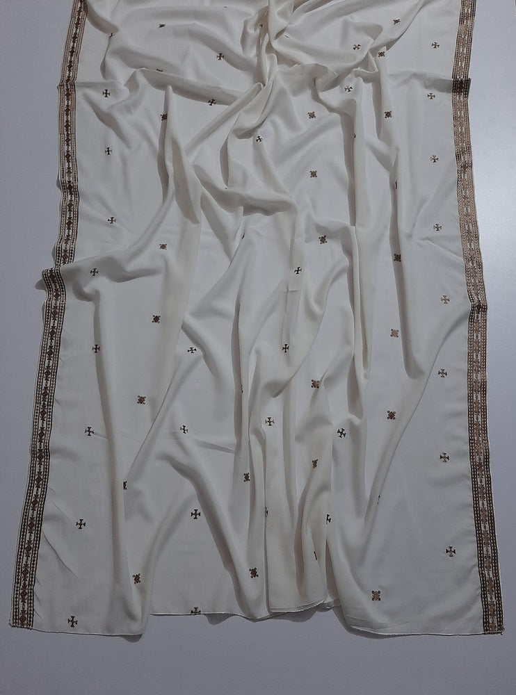 Embroided Swiss Lawn Chaddar Summer Shawl -  SH26