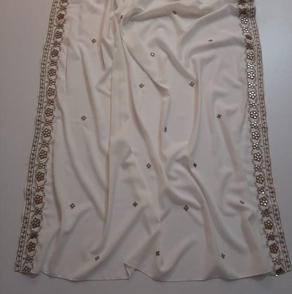 Embroided Swiss Lawn Chaddar Summer Shawl - SH17