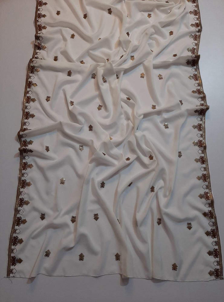 Embroided Swiss Lawn Chaddar Summer Shawl -  SH25