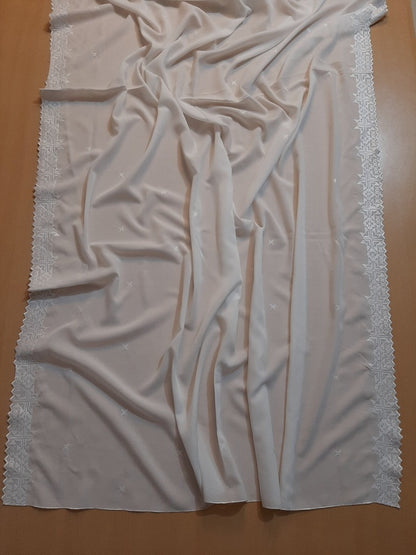 Embroided Swiss Lawn Chaddar Summer Shawl -  SH27