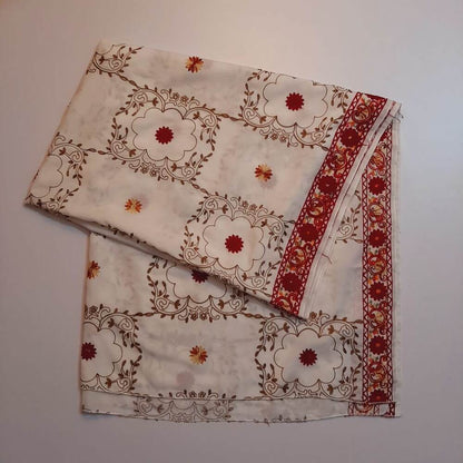 Embroided Swiss Lawn Summer Shawl  - SH109