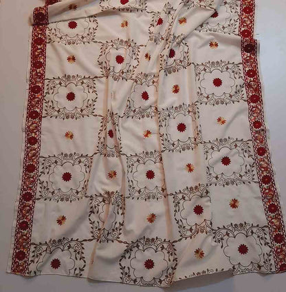 Embroided Swiss Lawn Summer Shawl  - SH109