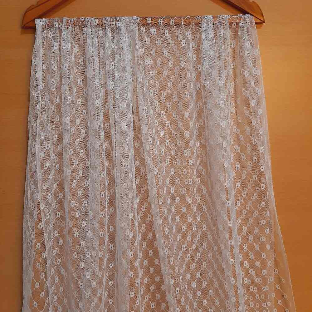 White Net Dupatta - ZD105