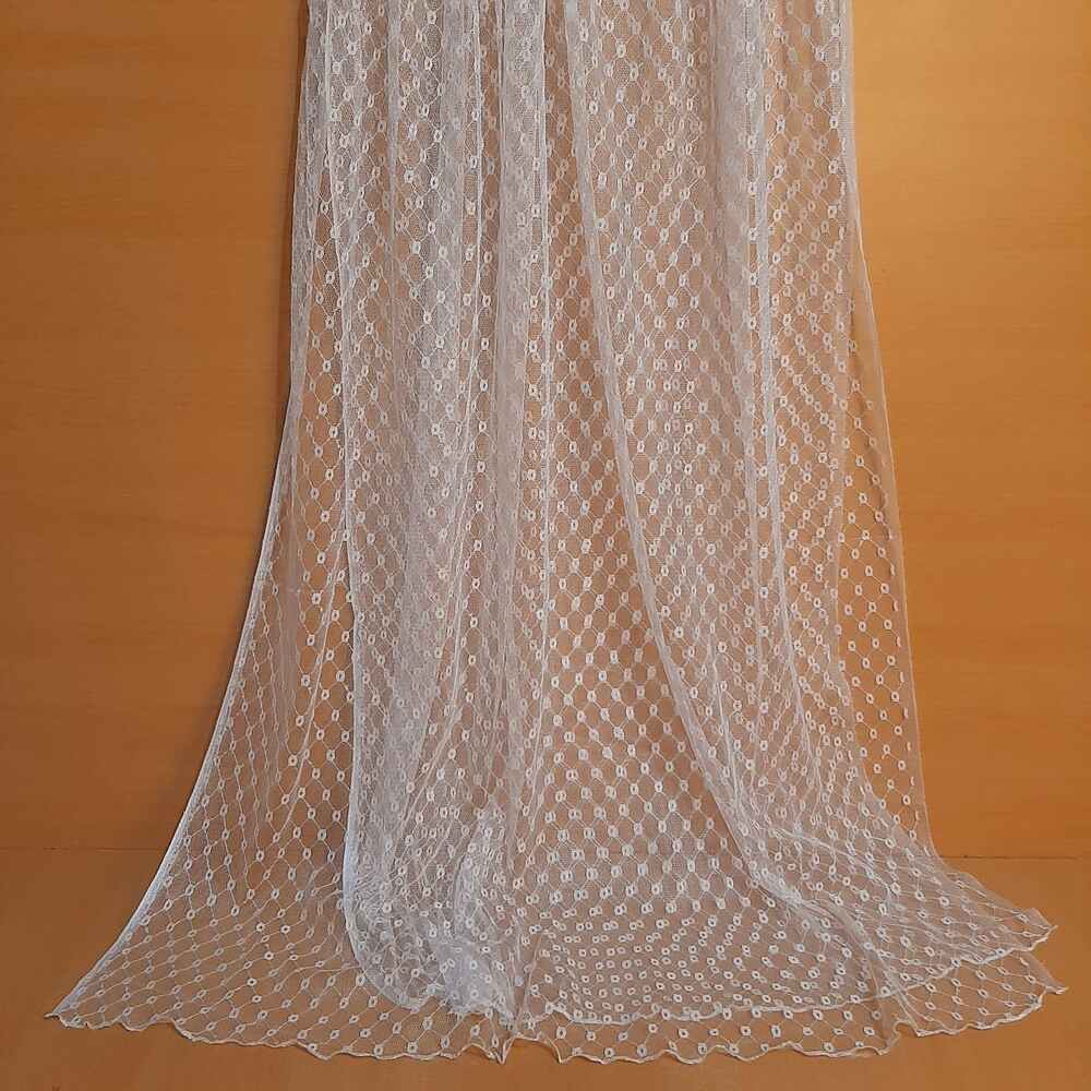 White Net Dupatta - ZD105