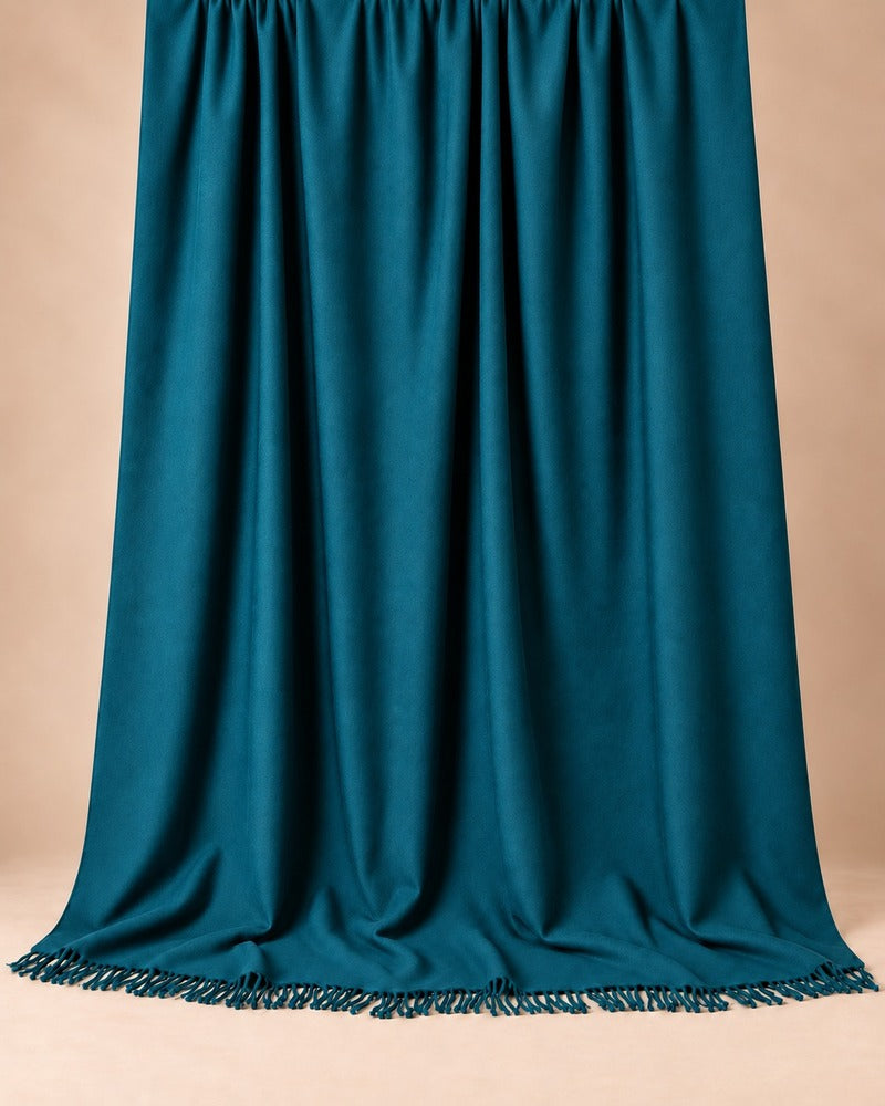 Sea Green Plain Winter Shawl Plain – ZSH93