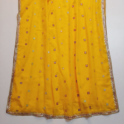 Embroided Swiss Lawn Summer Shawl Chaddar - Black - SH138