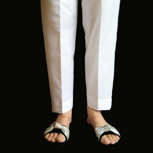 white winter trouser for ladies